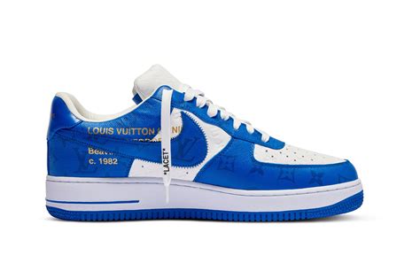 blue louis vuitton af1|louis v air force 1.